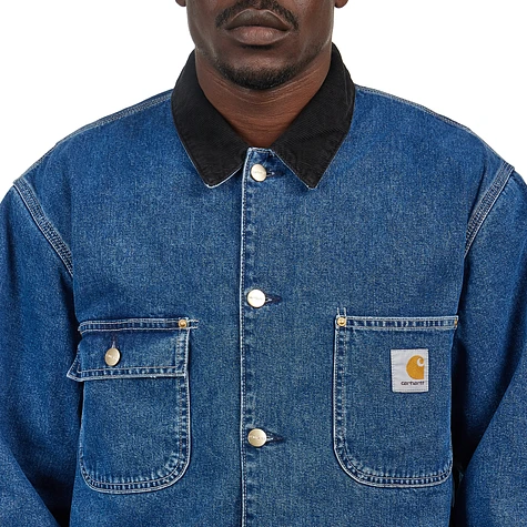 Carhartt OG Chore Coat 100% Cotton Blue stone washed - Lockwood Skateshop &  Avenue Antwerp