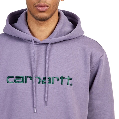 Comprar CARHARTT WIP Sudadera Hombre Hooded Carhartt Sweatshirt Glassy  Purple Discovery Green Morado por 79,20 €