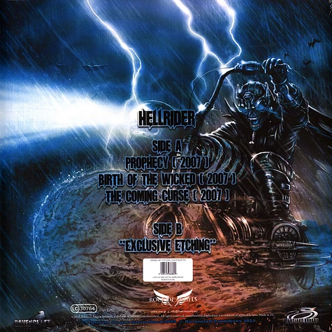 Iced Earth - Hellrider Orange / Yellow / Silver Splatter Vinyl Edition