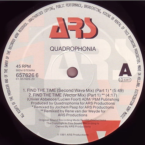 Quadrophonia - Find The Time (Part 1)