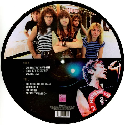 Iron Maiden - Beast On Stage 1992 / Public Radio Broadcasts Picture Disc Edition