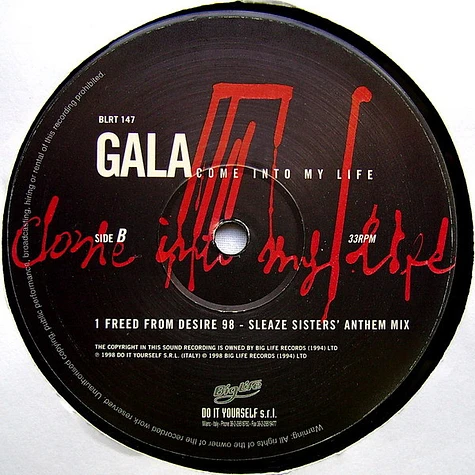 Gala - Come Into My Life