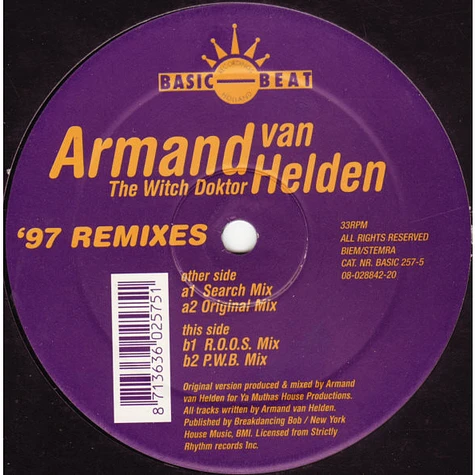 Armand Van Helden - The Witch Doktor ('97 Remixes)