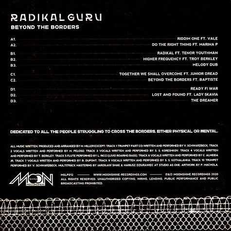 Radikal Guru - Beyond The Borders Lp