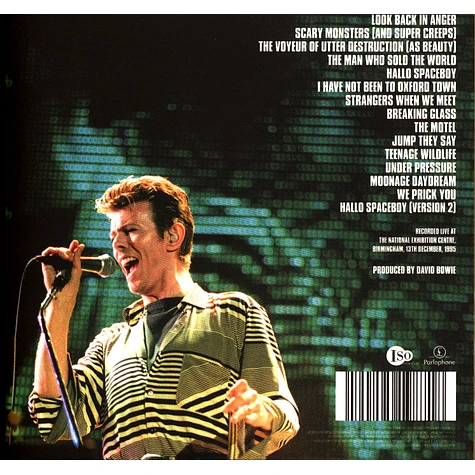 David Bowie - No Trendy Réchauffé Live Birmingham 95 Brilliant Live Adventures Series