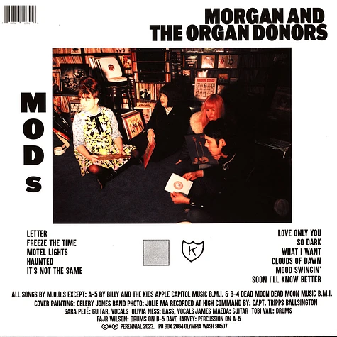 Morgan And The Organ Donors - M.O.D.S