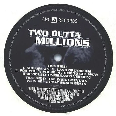 Two Outta Millions - For You 'n Yours EP