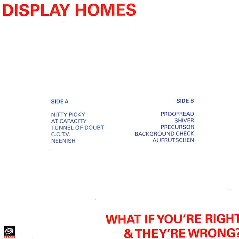 Display Homes - What If You're Right And They're Wrong??