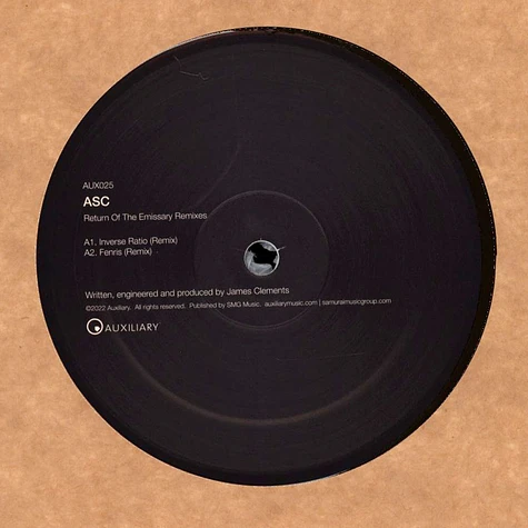 ASC - Return Of The Emissary Remixes