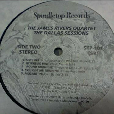 The James Rivers Quartet - The Dallas Sessions
