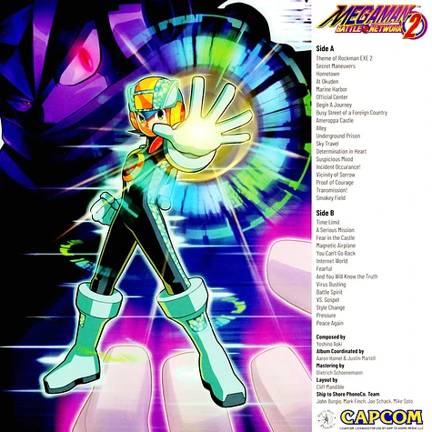 Akari Kaida - OST Mega Man Battle Network Volume 2 Colored Vinyl Edition