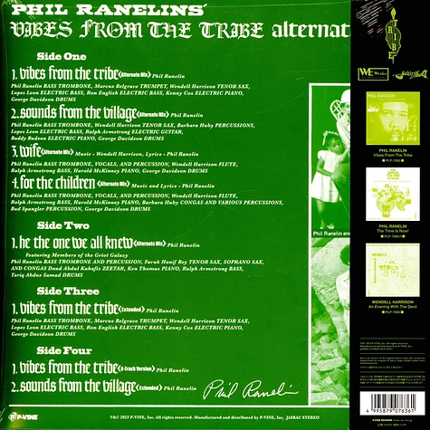 Phil Ranelin - Vibes From The Tribe - Alternate Album - Vinyl 2LP