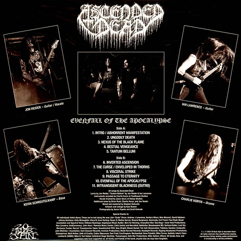 Ascended Dead - Bestial Death Metal Black Vinyl Edition