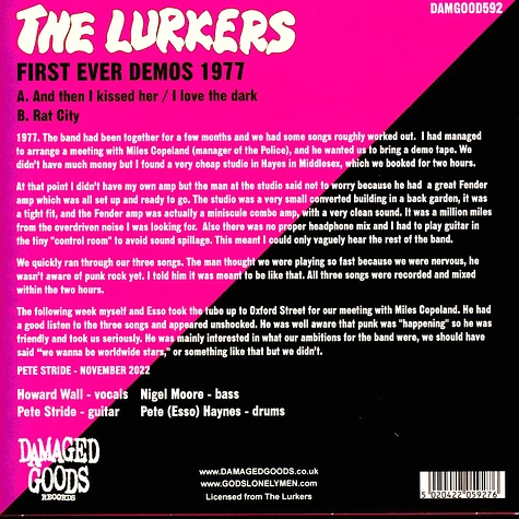 The Lurkers - First Ever Demos 1977