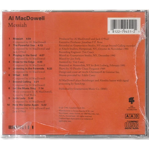 Al MacDowell - Messiah