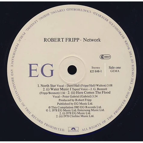 Robert Fripp - Network