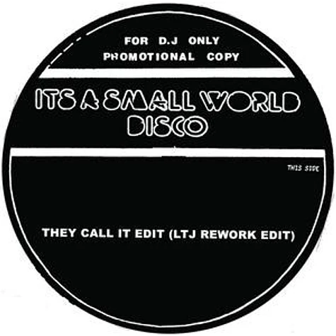 Unknown Artist - They Call It Edit / At The Disco