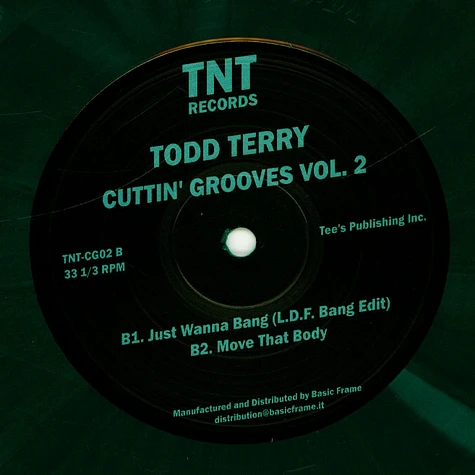 Todd Terry - Cuttin' Grooves Volume 2 Record Store Day 2023 Edition