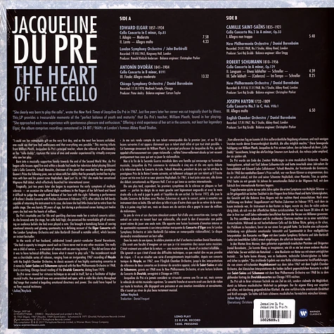 Jacqueline Du Pre - The Heart Of The Cello