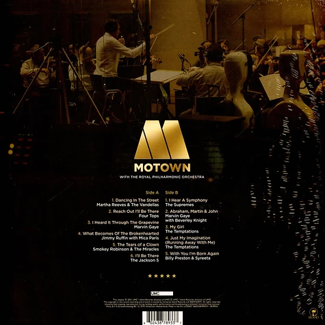 The Royal Philharmonic Orchestra - Motown: A Symphony Of Soul Gold Vinyl Edition