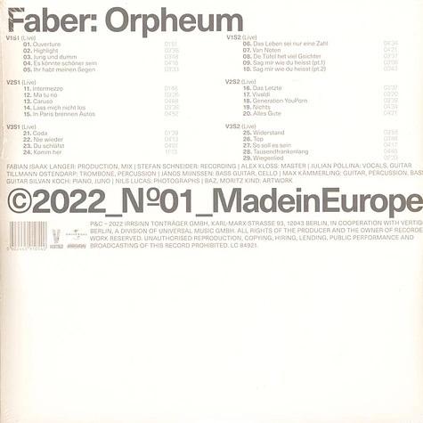 Faber - Orpheum