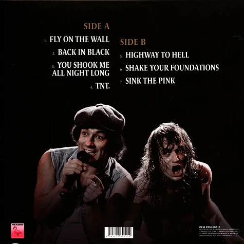 AC/DC - Fly On Tour Splash Splatter Vinyl Edition