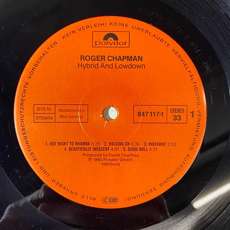 Roger Chapman - Hybrid And Lowdown