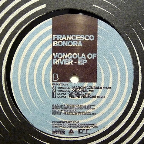 Francesco Bonora - Vongola Of River - EP