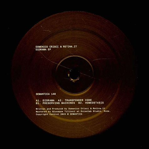 Domenico Crisci & Retina.It - Diorama EP