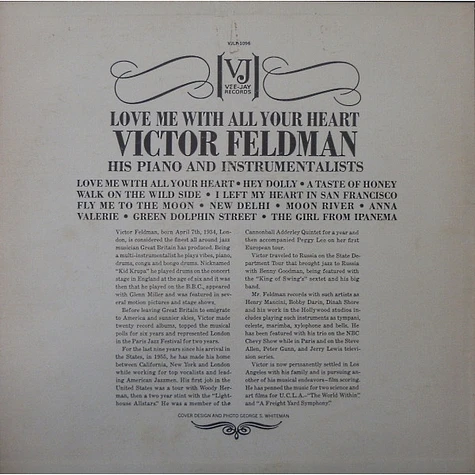 Victor Feldman - Love Me With All Your Heart