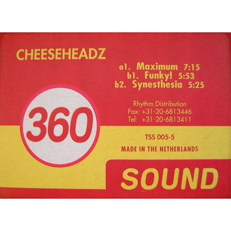 Cheeseheadz - Take It To The Maximum!