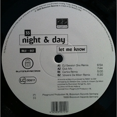 Night & Day - Let Me Know