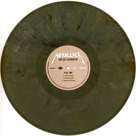 Metallica - Enter Sandman Multi Coloured Marble Vinyl Edition