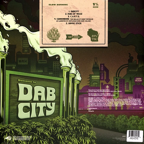 Bongzilla - Dab City 3 Colored Striped Vinyl Edition