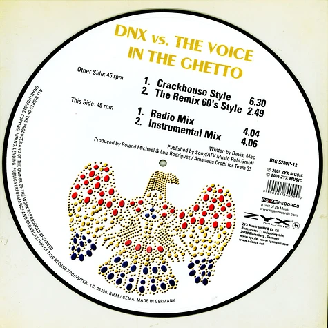 Dnx Feat. The Voice - In The Ghetto
