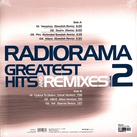 Radiorama - Greatest Hits & Remixes Volume 2