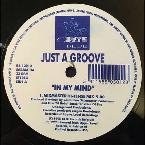 Just A Groove - In My Mind