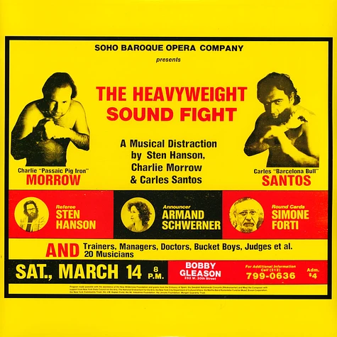 Charlie Morrow, Sten Hanson, Carles Santos - The Heavyweight Sound Fight