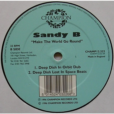 Sandy B - Make The World Go Round