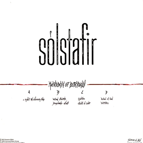 Solstafir - Masterpiece Of Bitterness Black Vinyl Edition