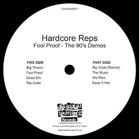 Hardcore Reps - Fool Proof - The 90's Demos