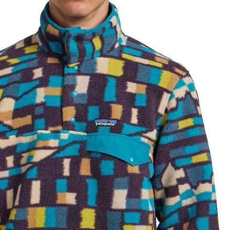 Patagonia popular Synchilla Lightweight Snap-T Pullover Jacket in Patchwork