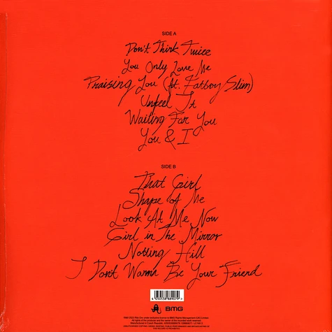 Rita Ora - You & I Orange Vinyl Edition
