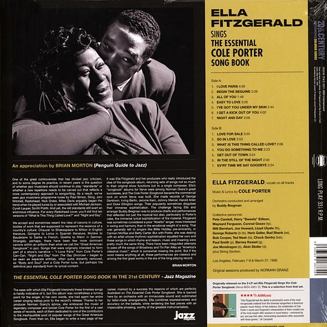 Ella Fitzgerald - Sings The Essential Cole Porter Song Book