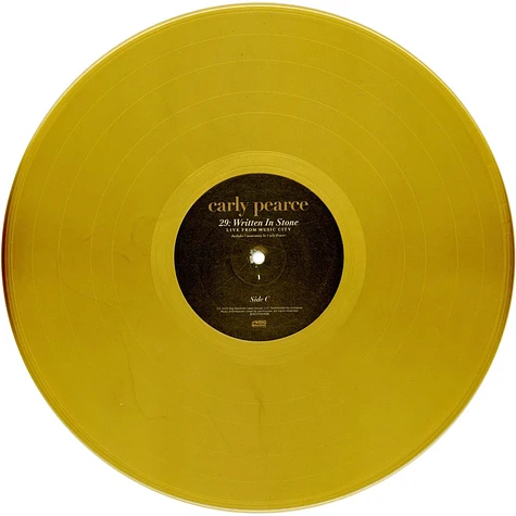 Carly Pearce - 29 Written In Stone Live From Music City Colored Vinyl Edition