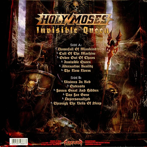 Holy Moses - Invisible Queen Limited Picture Disc Edition