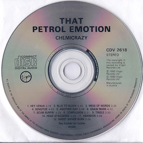 That Petrol Emotion - Chemicrazy