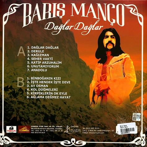 Baris Manco - Daglar Daglar