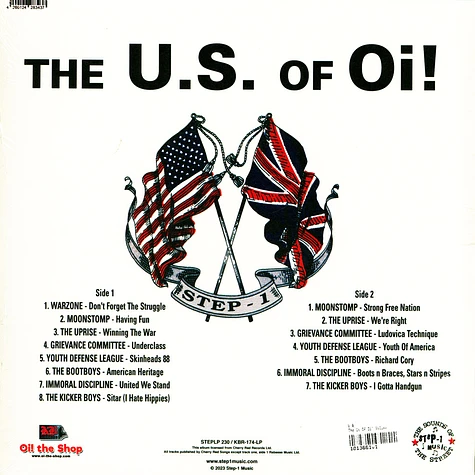 V.A. - The Us Of Oi! Volume 1 Colored Vinyl Edition