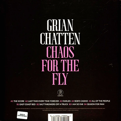 Grian Chatten - Chaos For The Fly Black Vinyl Edition